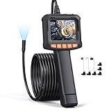 Endoskopkamera mit Licht, QIMIC Endoskop 1080P HD Rohrkamera Kanalkamera mit 8 LEDs, 2.4'...