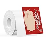 SUPVANWeihnachten Aufkleber Etiketten für T50M Etikettendrucker (50 mm x 80 mm)