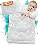 KNERST® Kinder Bettdecke 100x135 Set mit Kissen 40x60cm - Kinder Bettdecken Set...