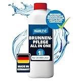 AGUALEVE® Brunnenpflege All in One 1 Ltr. *NEU* | Desinfektion, Algenschutz, Kalkschutz...