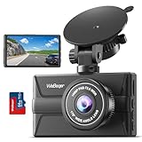 Dashcam Auto Vorne,1080P FHD Autokamera,mit 64G SD Karte,176° Weitwinkel Dash Cam,IR...