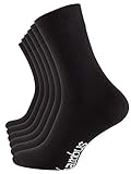Vincent Creation 6 Paar Bambus Socken, Unisex Bambussocken für Damen und Herren (43-46, 6...