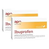 apodiscounter Ibuprofen 400 mg Schmerztabletten (2x 50 Stk) - schnell wirksam & stark...