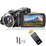 DREANNI Videokamera 2.7K 48MP Camcorder 16X Digital Zoom Kamera Recorder für...