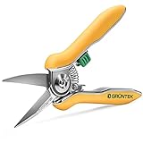 GRÜNTEK Rosen-Pflanzenschere COLIBRI 170 mm Edelstahlklingen mit Zink-Legierung...