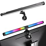 Quntis Computer Monitor Lampe mit Gaming Deko RGB Hintergrundbeleuchtung, 40cm Monitor...