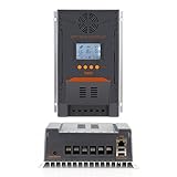 100A Solar Laderegler MPPT Solarladeregler 12V 24V DC Automatische Anpassung, Solarpanel...