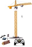 Carson 500907301 Tour télescopique 1:20 Tower Crane 2.4G 100% RTR, Ferngesteuerter Kran,...