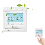 Digital Thermostat Fussbodenheizung Wasser, LCD Digital Heizung Thermostate Raumthermostat...