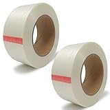 gws Filament-Klebeband, extra starkes Packband in Profi-Qualität, Gewebeband in...