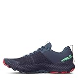 Under Armour Unisex HOVR Ds Ridge Trail Laufschuhe Trailschuh Grau - Rot 43