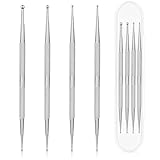 4 Stück Dotting Pen Set, Professional Edelstahl Strass Nail Art Dotting Tools Dual-Ended...