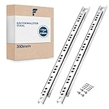 Shinfly-310 mm Schubladenschienen 2er-Set (1 Paar), 17 mm Nut...