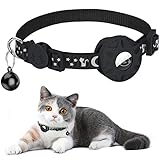 Airtag Katzenhalsband, Integriertes Katzenhalsband Airtag mit AirTag Halter und...