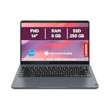 Lenovo IdeaPad Slim 3 Notebook Chromebook Plus 14 Zoll FHD (1920x1080), Intel Core...