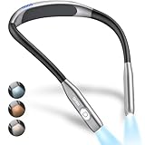 Gritin Leselampe Hals, Stufenlos Dimmar Leselampe Bett mit 3 Farbtemperaturen,...