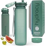 Hydracy Trinkflasche mit Fruchteinsatz - 1L Wasserflasche - BPA-freie...