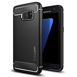 Spigen Rugged Armor Hülle Kompatibel mit Samsung Galaxy S7 -Schwarz
