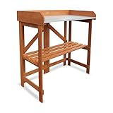 HABAU Pflanztisch aus Hemlocktanne, klappbar, FSC-Zertifiziert, 85 x 44 x 89 cm