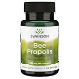Swanson, Bee Propolis (Bienenpropolis), 550mg, hochdosiert, 60 Kapseln, Laborgeprüft,...
