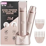 VG VOGCREST Elektrischer Bikini-Trimmer: wiederaufladbarer Körperhaarentferner für...
