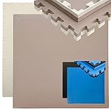 eyepower 4cm dick: 0,8 qm Fitnessmatte Puzzle - 1 Tatami Matte 90x90 - Squat...