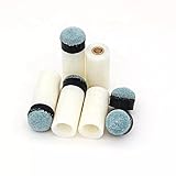 BILMAG 5 STK. Ferrule mit Schraubleder Queuespitze 13mm, 3/16' Pool Billard...