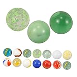 HEMOTON 60 STK Farbige Glaskugel Edelsteine, Kieselsteine Aquariumfelsen Murmeln Spiele...