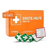 Verbandkasten C nach neuer DIN 13157:2021, mit Wandhalterung/Wandmontage,...