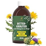 Vitactiv BITTERKRÄUTER - Bittertropfen ohne Alkohol, 200ml (117 Tage) - Erlesene Kräuter...