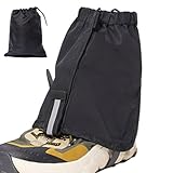 Gamaschen für Wanderschuhe, Sandschutz, mit reflektierendem Band, mit Aufbewahrungstasche...
