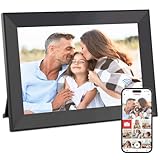 Hesmor 10,1 Zoll Digitaler Bilderrahmen WLAN, 1280x800 HD IPS LCD-Touchscreen Digitale...