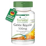 Fairvital | Gelée Royale 500mg - 90 Kapseln - HOCHDOSIERT - standardisiert auf...