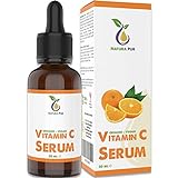 Vitamin C Serum BIO mit Hyaluronsäure 50ml, vegan - hochdosiert mit 20% Vitamin C -...