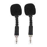 JOINPAYA 2 STK Mini-Mikrofon drahtloses Ansteckmikrofon tragbares Mikrofon Funkmikrofon...