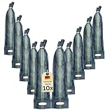 10x Sandsäcke Silosandsäcke geeignet für Hochwasserschutz, 25cm x100cm mit Griff,...