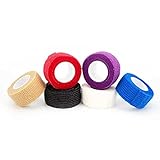 12x Selbstklebender Verband - Selbsthaftende Bandage - Pflaster Rolle - Fingerpflaster -...