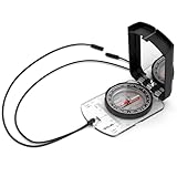 Silva Kompass Outdoor - Spiegelkompass Ranger S Black - Peilkompass für Lange...