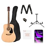 Fender Alternative Series Dreadnought Akustikgitarren-Set, Anfängergitarren-Set, mit...