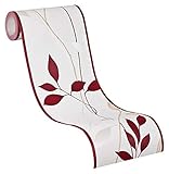 A.S. Création Bordüre - Vliesbordüre mit wundervollen Blumen in Rot und Creme...