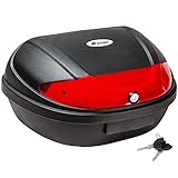 tectake® Motorradkoffer Topcase Roller - 48 Liter Volumen