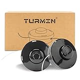 TURMIN Fadenkopf Mähkopf M10x1,25, Links Doppelfadenkopf Fadenspule mit...