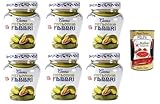 Fabbri Crema Pistacchio senza glutine Glutenfreie Pistaziencreme 6x200gr + Italian Gourmet...