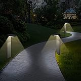 calflux Solarleuchte Garten, 2 Stück Solarlampen Außen Wegeleuchten, mit Wasserdicht...