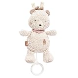 Fehn Spieluhr Baby Einschlafhilfe Bär - Kuscheltier mit sanfter Einschlafhilfe Melodie...