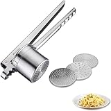 Westmark Spätzle/-Kartoffelpresse, Mit 4 auswechselbaren Lochscheiben, Rostfreier...