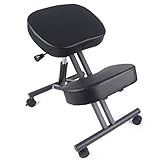 Queeucaer Ergonomischer Kniestuhl Orthopädischer Schaum und StahlKniehocker...
