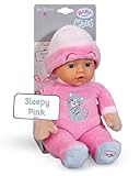 BABY born for Babies Sleepy Pink - weiche 30 cm Puppe - Mit pinkem Körper & integrierter...