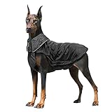 IREENUO Hunderegenmantel, Wasserdichter Hundemantel Regenjacke, mit Sicherheits...