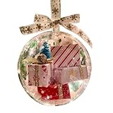 LOLPALONE Dekorative Weihnachtskugel Christbaumschmuck Transparente Kugel Wohnkultur...